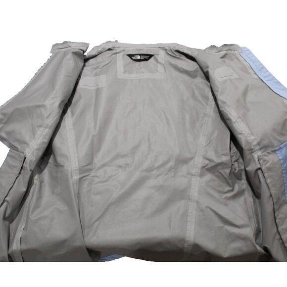 The North Face DryVent Hooded Waterproof Lined Jacket Periwinkle Mint Womens M - Picture 6 of 9